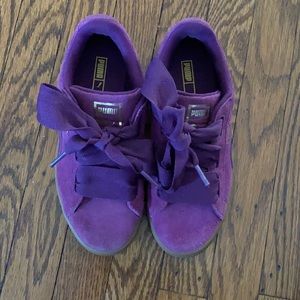 Puma suede sneakers